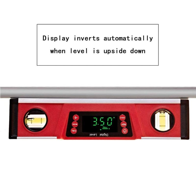 2PM TOOLS 10-Inch Digital Torpedo Level and Protractor | Neodymium Magnets | Bright LED Display | V-GROOVE MAGNETIC BASE | IP54 Dust/Water Resistant smart level with Carrying Bag - Image 4
